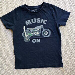 MAYORAL BOYS BLUE COTTON T-SHIRT